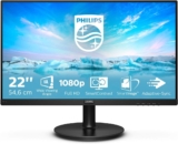 Philips Monitor 221V8/00-22″ FHD, 75Hz