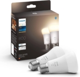 Philips Hue Lâmpada LED inteligente, E27 (9W=60W) Pack 2