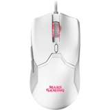 Mars Gaming MMVW, rato Gaming RGB ultraleve 69 g, 10000DPI, cabo Feather, branco