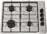 TEKA Placa de gás butano, 60 cm, 4 fogos, comandos ergonómicos