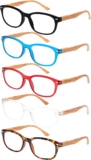 5 pares de óculos de leitura para unisexo