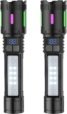 SPORWAY 2 lanternas LED recarregáveis: 3500 lúmens, extremamente brilhante, 3 modos, IP65