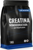 Creatina monohidratada 1 kg / 1000 g – 100% pó vegano – sem sabor com inulina