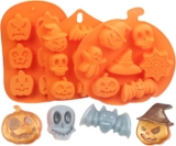 Moldes Halloween antiaderentes 3 peças premium