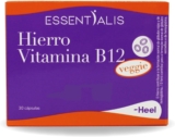 Essentialis Ferro vitamina B12 Veggie, 30 cápsulas veganas