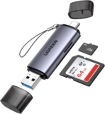 UGREEN 2 em 1 leitor de cartões SD USB C USB 3.0