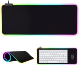 Tapete XXL para PC, tapete RGB com conector USB, tamanho 800 x 300 x 4 mm