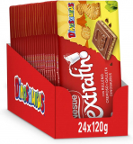 Tablete de Chocolate Leite Nestle Extrafino com Bolacha Dinossauros 120 g – Pack de 24 und