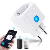 Aigostar Alexa tomada inteligente Wi-Fi, mini Smart Plug de 10A 2300 W