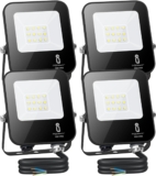 Aigostar Foco LED exterior 10w corpo ultrafino, impermeável IP65