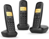 Gigaset A170 Trio – Três Telefones DECT Sem Fios – Ecrã Gráfico Iluminado
