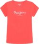 Pepe Jeans Hana Glitter T-shirt Red Meninas