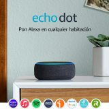 Echo Dot (3rd Gen) – Smart speaker with Alexa, Anthracite Fabric