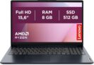 Lenovo IdeaPad 1 Gen 7 | 15,6 Polegadas | AMD Ryzen 7 5700U | 8GB + 512GB SSD