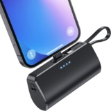 Mini bateria externa 5200 mAh para iPhone, ultra compacto PD 3.0A