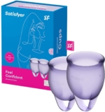 Satisfyer ‘Feel Confident – Menstrual Cup Set’, 15 e 20 ml