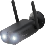 NIVIAN – Câmara Bullet WiFi 2,4 Ghz – resolução 2K – adequada para exterior IP66