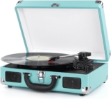 Gira-discos de Vinil fonógrafo Vintage com 3 velocidades