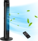Aigostar Ventoinha de torre digital, com controlo remoto e ecrã LED