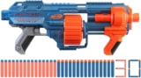 Nerf Lançador Elite 2.0 Shockwave RD-15, 30 dardos Nerf, tambor rotativo de 15 dardos (usado muito bom)