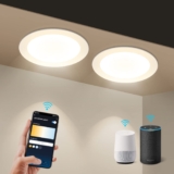 Aigostar 9W Inteligente Downlight LED  Wi-Fi, 2 focos embutir