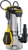 Stanley Bomba submergível para águas sujas 1100 W, 16.500 l/h, 10,5 m