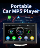 7 polegada Radio Multimedia Video Player Carplay Sem Fios