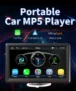 7 polegada Radio Multimedia Video Player Carplay Sem Fios