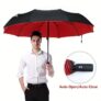 2 unidades de guarda-chuva com fechamento automático