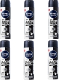 NIVEA MEN Black & White invisível original spray 72h (6 x 200 ml)