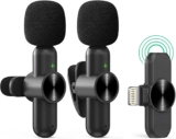 Microfone de lapela para iOS, plug-play (sem necessidade de aplicativo ou Bluetooth)