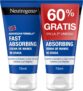 Neutrogena Creme de mãos reparador fórmula norueguesa, absorção rápida, 2×75 ml