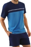 Pijama curto em algodão de verão para homem