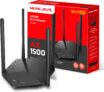 MERCUSYS MR1500X | Router Wi-Fi 6 de Banda Dupla AX1500 | Velocidade 1,5 Gbps