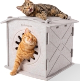Casa para gatos interior de feltro | Casa de Inverno