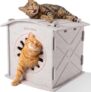 Casa para gatos interior de feltro | Casa de Inverno