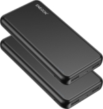 Power Bank, pack de (2 baterias) portáteis 10000 mAh