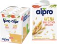 Alpro Bebida vegetal de aveia sem açúcar, conjunto de 8 x 500 ml