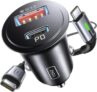 INIU Carregador de carro carregamento rápido, 60 W + [1m] cabo 100 W
