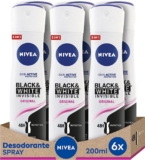NIVEA Black & White invisível original spray (6 x 200 ml)