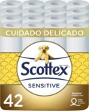 Scottex Papel higiénico Sensitive 42 rolos com 3 camadas