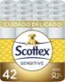 Scottex Papel higiénico Sensitive 42 rolos com 3 camadas