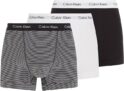 Calvin Klein Pack de 3 Bóxers para Homem | Pretos e Brancos
