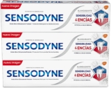 Sensodyne Sensibilidade e gengivas, embalagem de 3x75ml