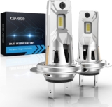 2 x Lâmpadas H7 LED 16000LM luz de médios para DC 12V