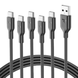 RAMPOW Cabo USB C de carregamento rápido (5 PCS)