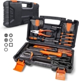 Conjunto de ferramentas  para bricolage com 56 peças, bandeja de armazenamento