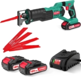 HYCHIKA Serra Sabre elétrica 18V com 2 baterias