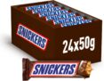Snickers Chocolate com caramelo e amendoim revestidos de chocolate com leite (24 x 50 g)