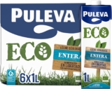 Leite ecológico Puleva ECO Entera brik 1 L, caixa de 6 (Gordo)